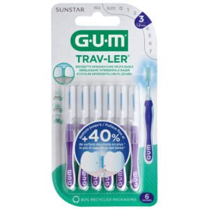 Brossette Trav-ler Extra-Fine 1,2 mm par 6 unités Réf : 1512